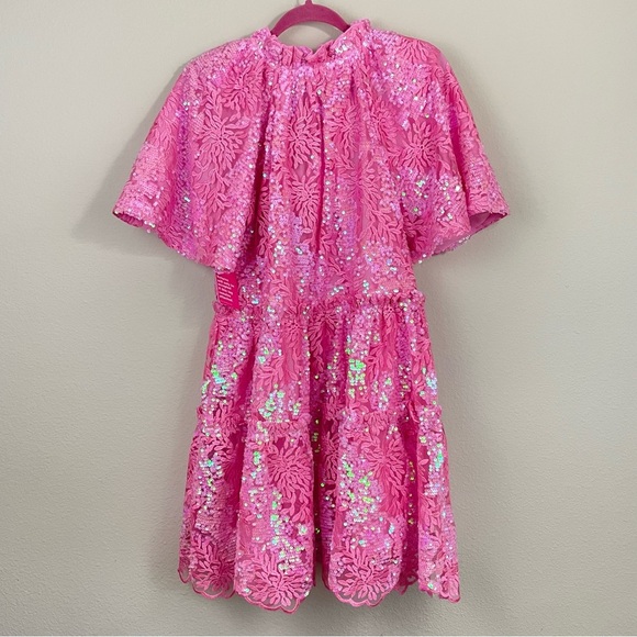 NWT BUDDY LOVE LAKIN SWING SEQUINED LACE MINI DRESS - BONITA SIZE SMALL - Picture 14 of 16